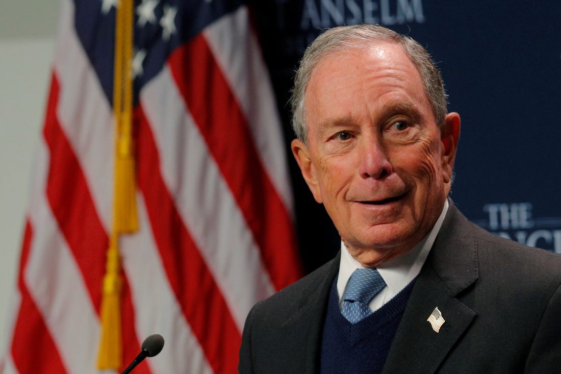 Michael Bloomberg Giàu Gấp 17 Lần Donald Trump