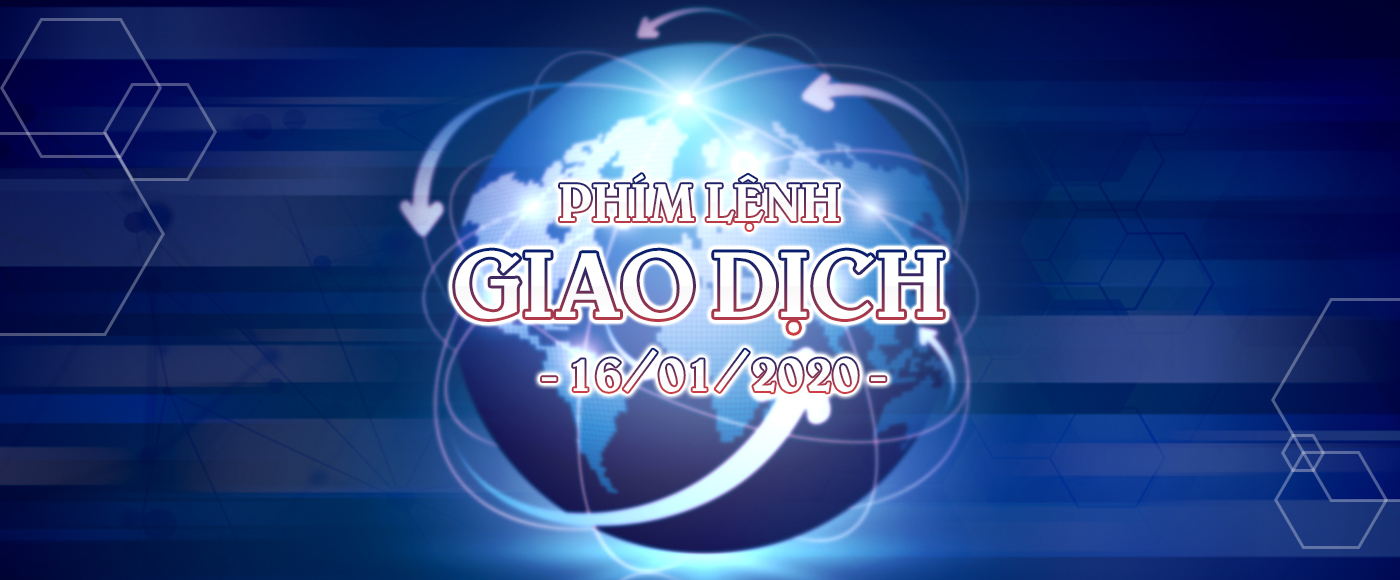 GKFXPrime – Phím Lệnh Giao Dịch Ngày 16/01/2020