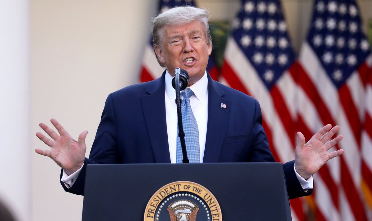 Tổng Thống Trump Nói Mỹ Đã Qua Đỉnh Dịch Covid-19