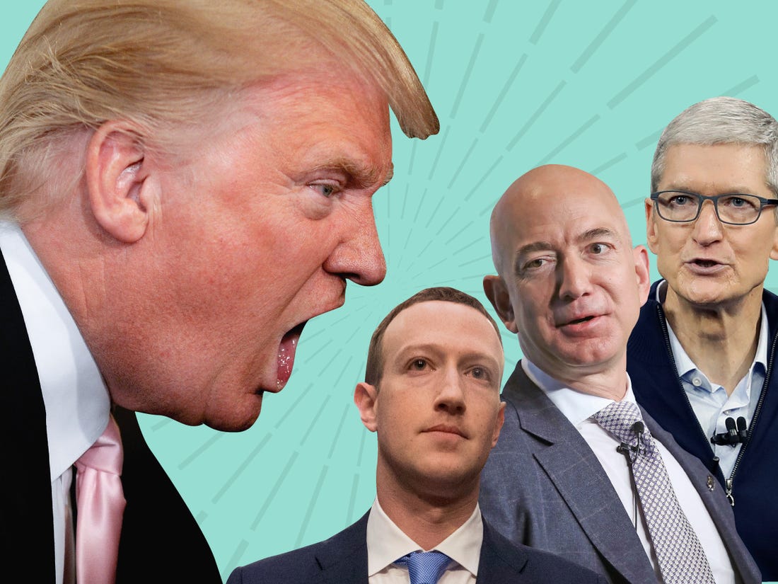 Ông Trump Dọa 'Xử' Nhóm Big Tech Nếu Quốc Hội Mỹ Không Làm Gì