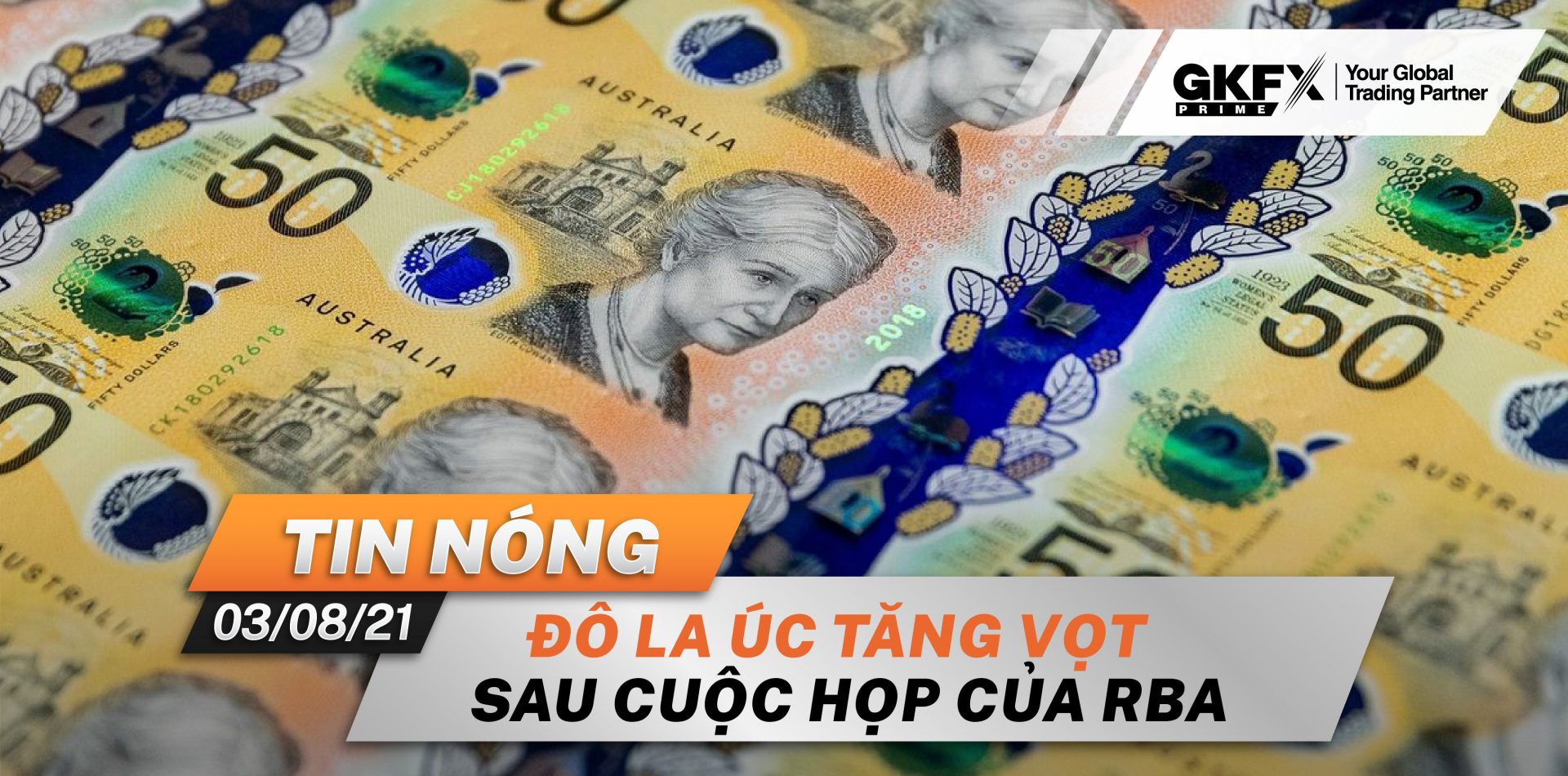 Tin Nóng 03/08: Đầu Tư Đô La Úc Tăng Vọt Sau Cuộc Họp Của RBA