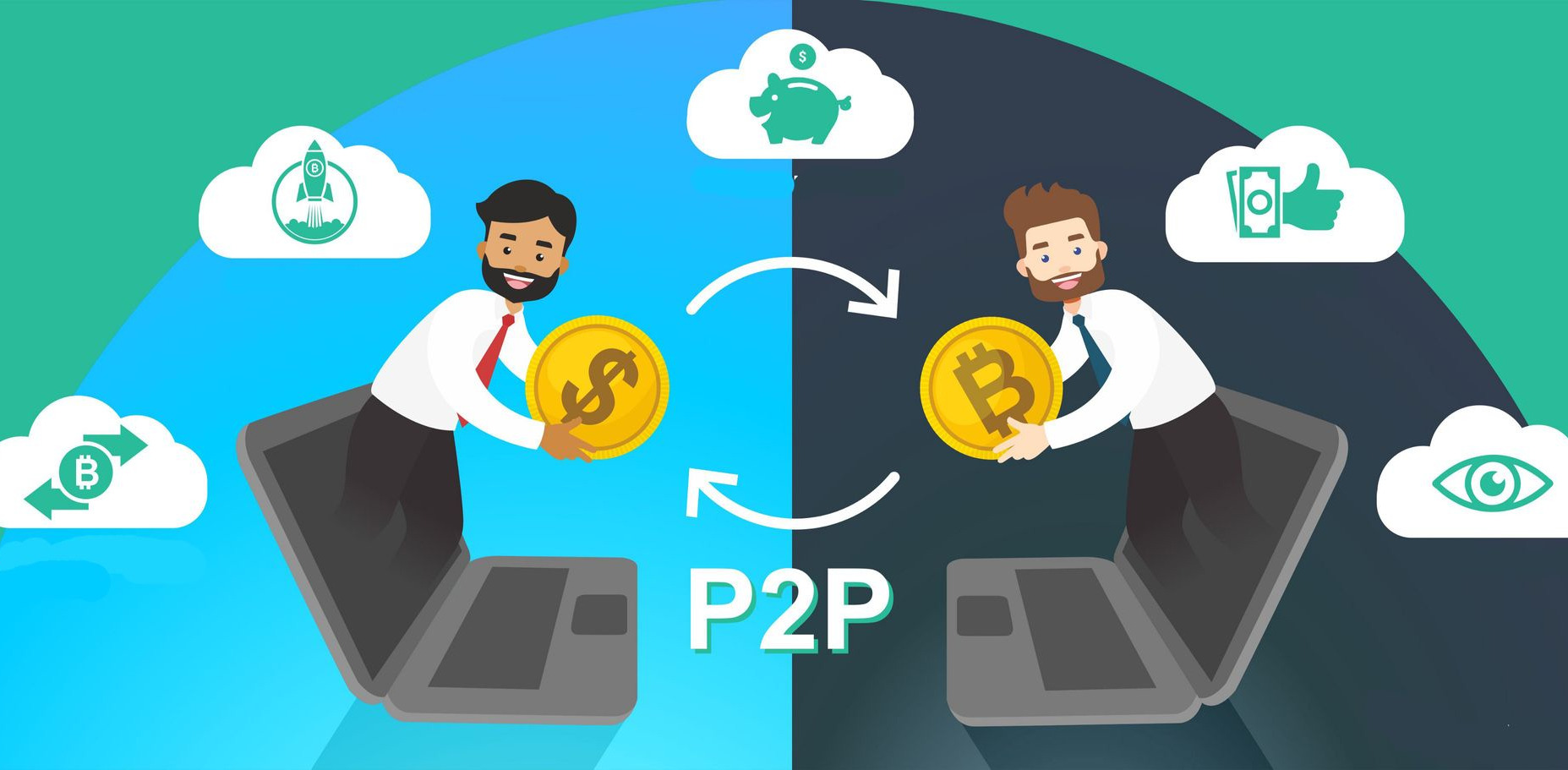 Giao dịch ngang hàng P2P trên các sàn giao dịch tiền số
