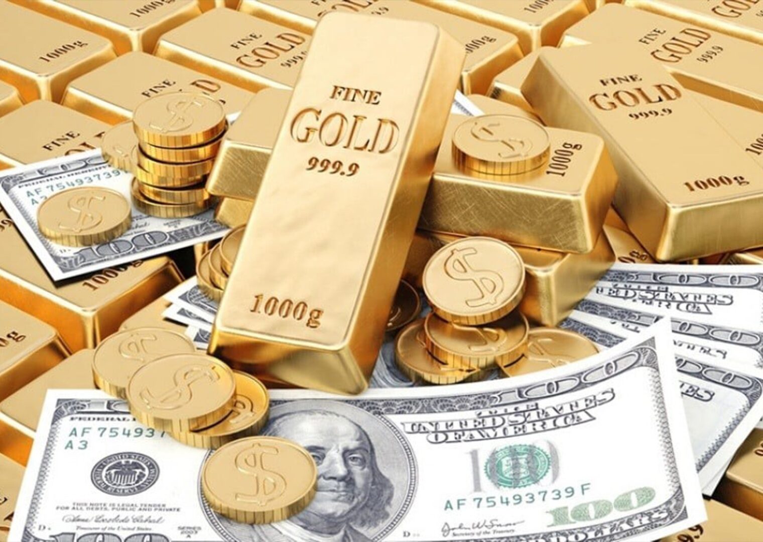 Tin nóng 29/11/2022 - Vàng trượt khỏi đỉnh do đô la, lợi suất phục hồi