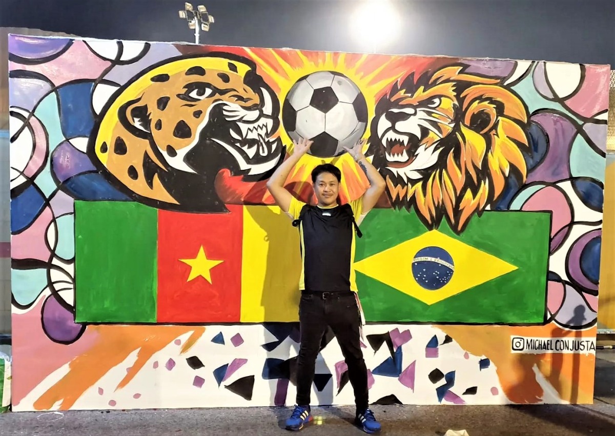 Họa sỹ Philippines mang sắc màu đến World Cup