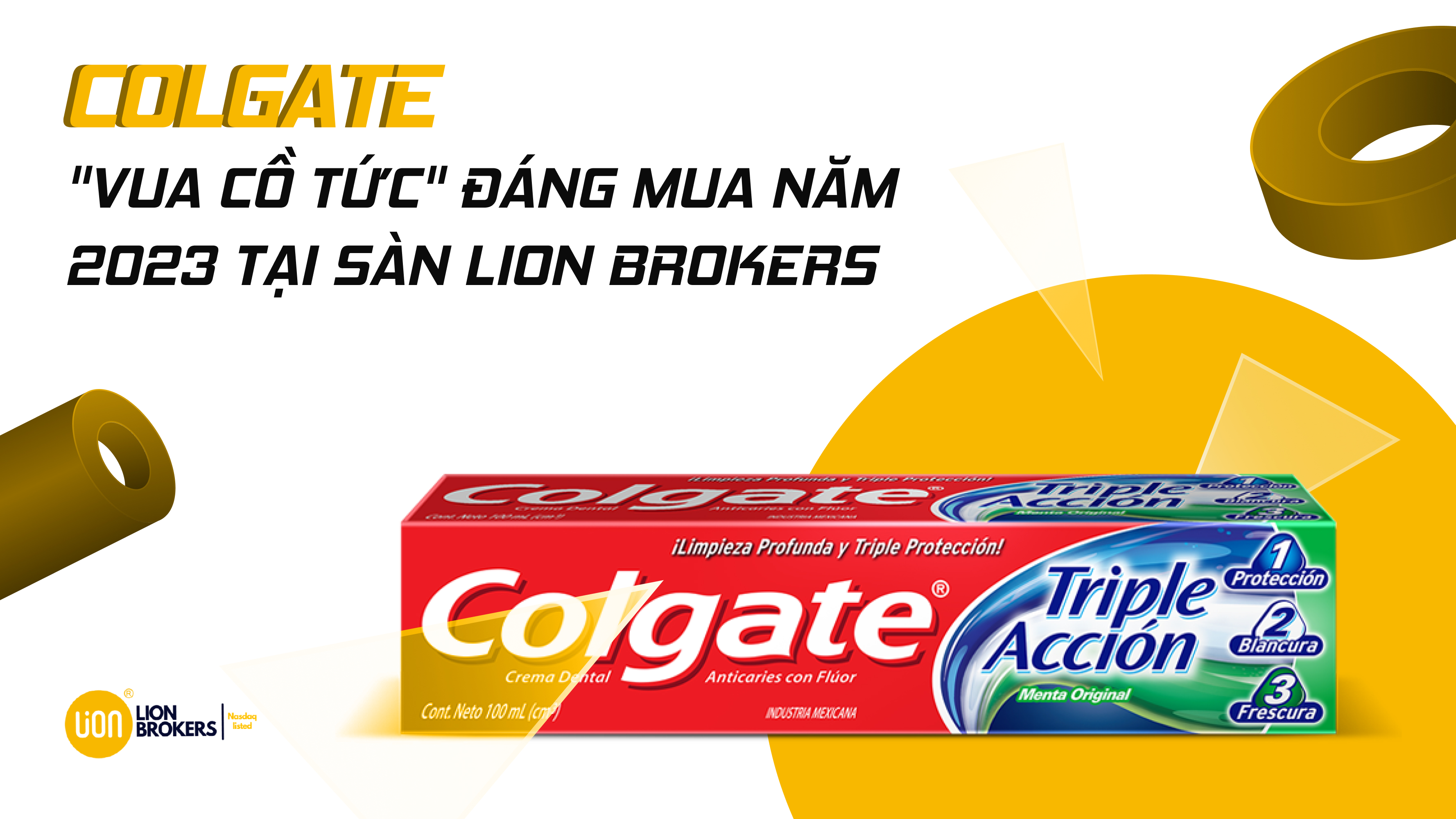 Colgate: "Vua cổ tức" đáng mua năm 2023 tại sàn Lion Brokers