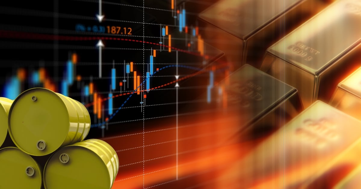 Giá vàng phục hồi, dầu tiếp tục tăng hơn 1%