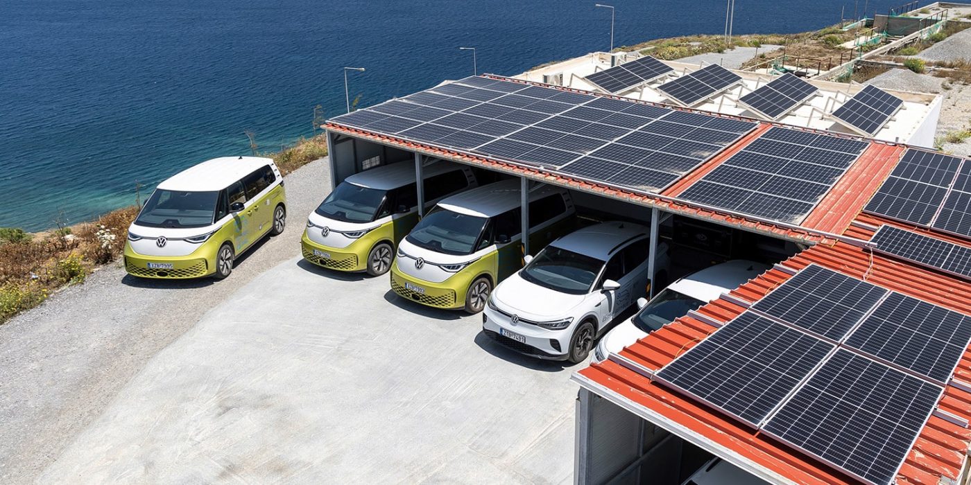 Xe điện Volkswagen "xanh" hơn với năng lượng Mặt Trời